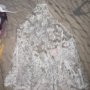 Beautifully detailed lace boutique top